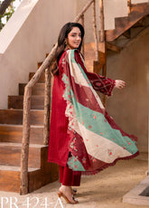 Khass by Peridot Embroidered Lawn Suits Unstitched 3 Piece - PR25EE PR-424A